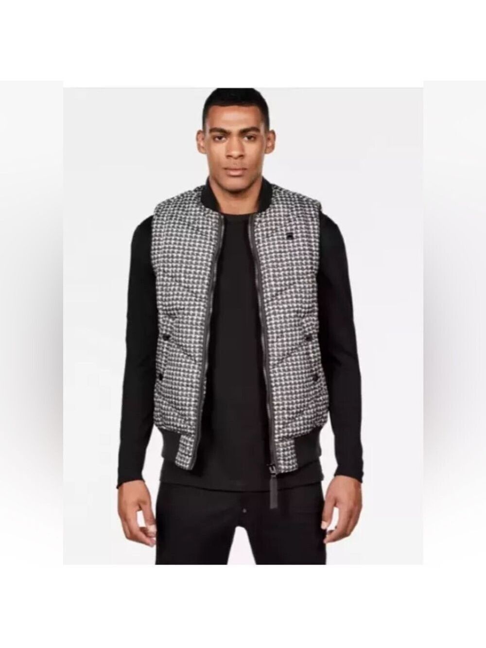 G-Star Raw Men's Whistler Meefic Quilted Vest Sz L
